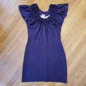 Yoana Baraschi Silk Cocktail Dress - Size 8
